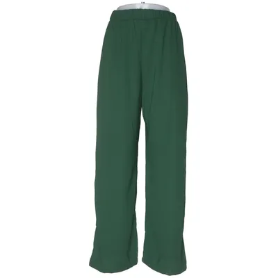Pantalon patte d'éléphant (Vert) Polyester