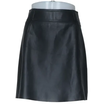 Lædernederdel (Sort) fra Massimo Dutti Læder, Polyester