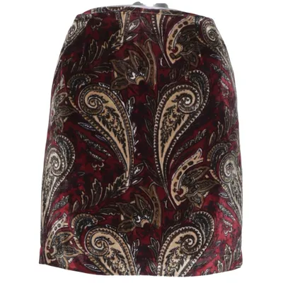 Rok (Rood, Meerkleurig) van Boston Proper Acetaat, Zijde, Viscose