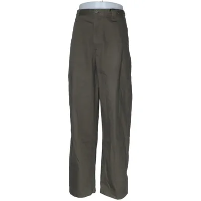 Chinos (Groen) van Uniqlo U Katoen, Polyester