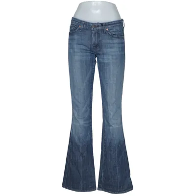 Spijkerbroek (Blauw) van 7 for All Mankind Katoen, Polyurethaan