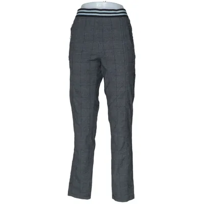Pantalon (Gris, Noir) de Ulla Popken Élasthane, Polyamide, Viscose