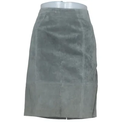 Lederrock (Grau) von VILA Polyester, Wildleder