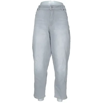 Jeans (Grå) fra Gina Laura Bomuld, Elastan, Polyester