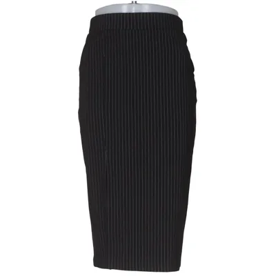 Blyantnederdel (Sort, Hvid) fra H&M Basic Elastan, Polyester, Viscose