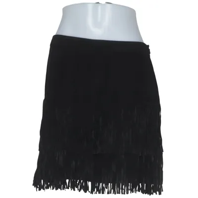 Jupe (Noir) de Style Butler Cuir