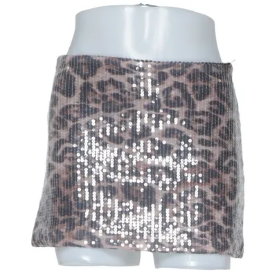 Jupe (Marron, Noir) de Bershka Élasthane, Polyester