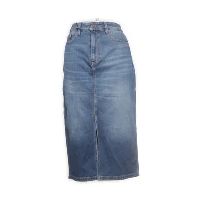 Jeanskjol (Blå) från Lands' End Bomull, Elastan