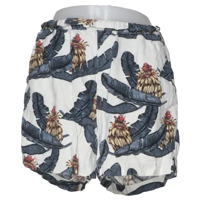 Shorts (Vit, Blå, Flerfärgad) från Desmond & Dempsey x H&M Linne, Viskos, Bomull