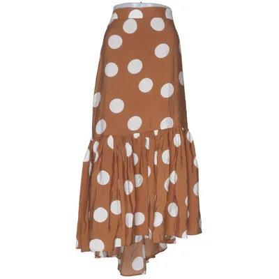 Maxi nederdel (Brun, Flerfarvet) fra H&M Trend Polyamid, Lyocell