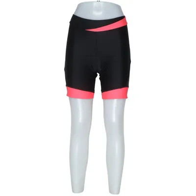 Cycling shorts (Black, Red) from Decathlon Elastane, Polyamide, Polyester