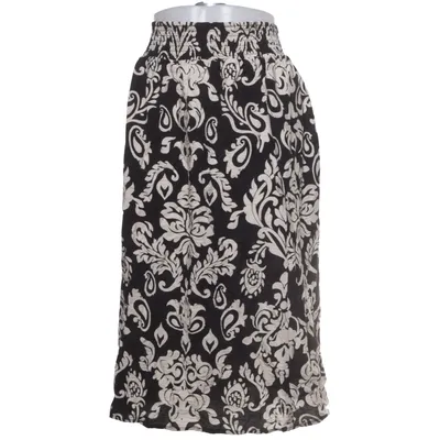 Maxi nederdel (Sort, Hvid) fra Bodyflirt Polyamid, Viscose