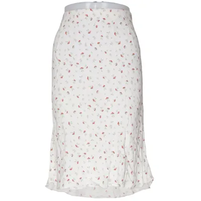 Kjol (Vit, Flerfärgad) från H&M Viskos