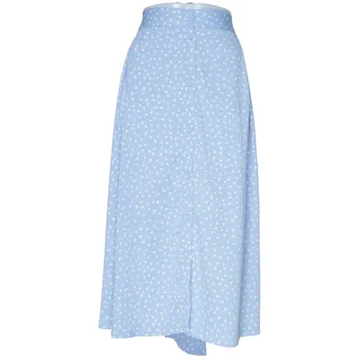 Maxi skirt (Blue, White) from Monki Polyester