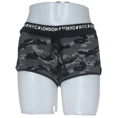 Zwemshort (Zwart, Meerkleurig) van Censored Elastaan, Polyamide