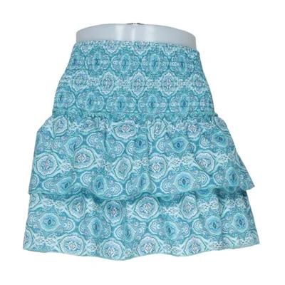Skirt (Blue, Multicolored) Polyester