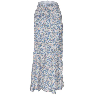 Jupe longue (Bleu, Blanc, Multicolore) de Stajl Viscose