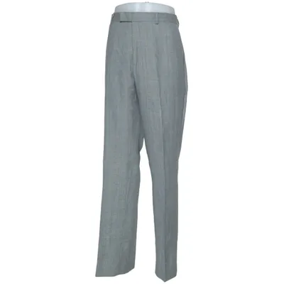 Kostuumbroek (Grijs) van Samuel Windsor Polyester, Wol