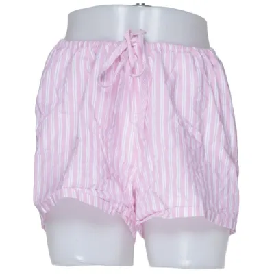 Pyjamasshorts (Pink, Hvid) fra H&M Bomuld