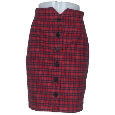 Jupe (Rouge, Bleu) de Maria Westerlind Coton, Polyester