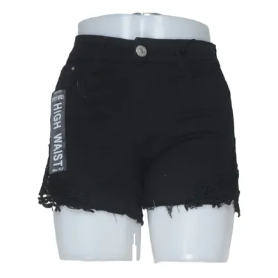 Denim shorts (Black) from Miss RJ Cotton, Elastane, Polyester