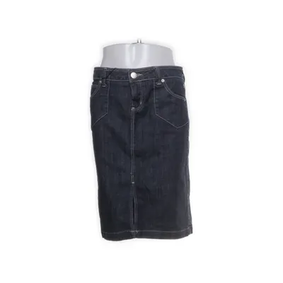Jeanskjol (Blå) från Pencil Bomull, Elastan
