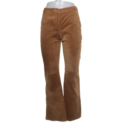 Leather pants (Brown) from Clothes Leather, Polyamide