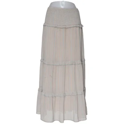 Långkjol (Beige, Flerfärgad) från Costamani Polyester, Viskos