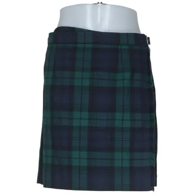 Wrap skirt (Blue, Green) from James Pringle Weavers Acrylic, Polyester