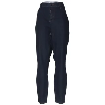 Jeans (Blå) från Lands' End Bomull, Elastan, Polyester