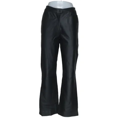 Leren broek (Zwart) van Elements Leer, Polyester