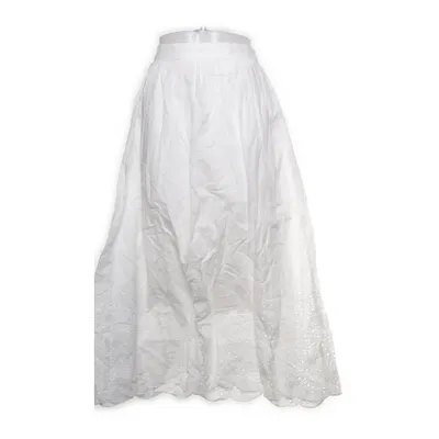 Maxi skirt (White) from Selected Femme Cotton