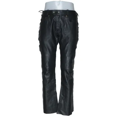 Motorcycle pants (Black) from 4Bikers Leather, Polyester