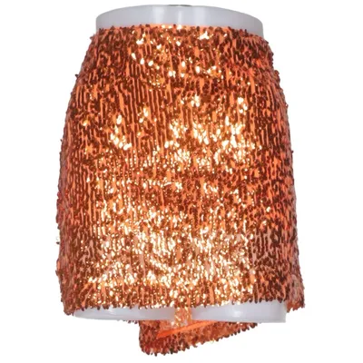 Kjol (Sequins Mini Skirt) från Rotate Elastan, Återvunnen polyester