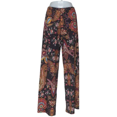 Palazzo pants (Black, Multicolored) from Desigual Elastane, Polyester