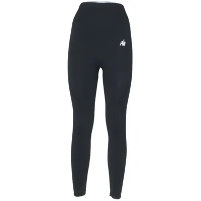 Sportleggings (Zwart) van Gorilla Wear Elastaan, Polyamide