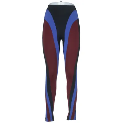 Træningsleggings (Blå, Sort, Rød) fra Mugler x H&M Elastan, Polyamid