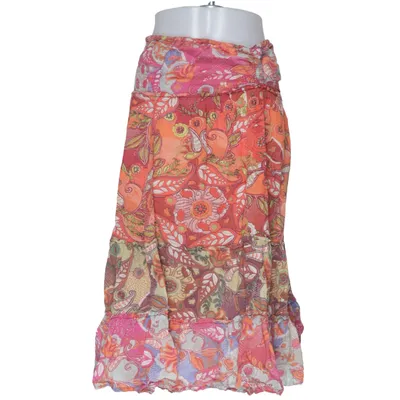 Maxi rok (Roze, Oranje, Meerkleurig) van Indiska Katoen