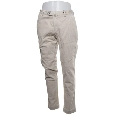 Corduroy broek (Beige) van Dan John Katoen, Elastaan
