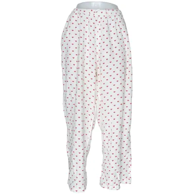 Pyjamasbukser (Hvid, Rød) fra Lindex Bomuld