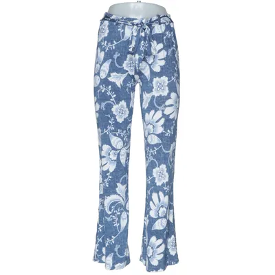 Byxor (Blå, Vit) från Via Veneto Elastan, Polyester