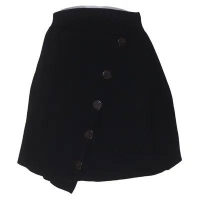 Skirt (Black) from Sandro Elastane, Polyamide, Viscose