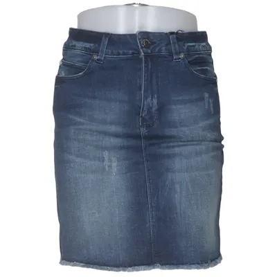 Jeanskjol (Blå) från Two Angels Bomull, Elastan, Polyester