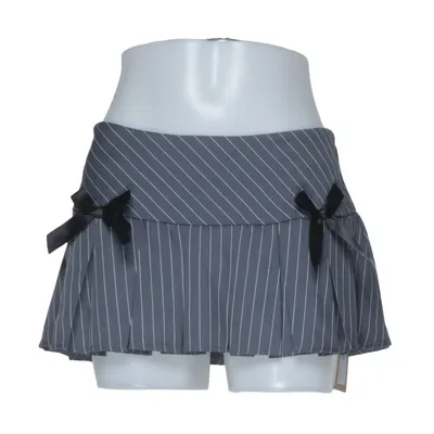 Skirt (Gray) from Shein Polyester