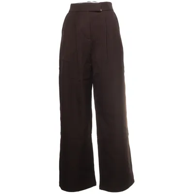 Suit pants (Brown) from Mochy Elastane, Polyester