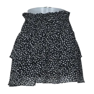 Jupe (Noir, Blanc) de Retro & Icone Polyester