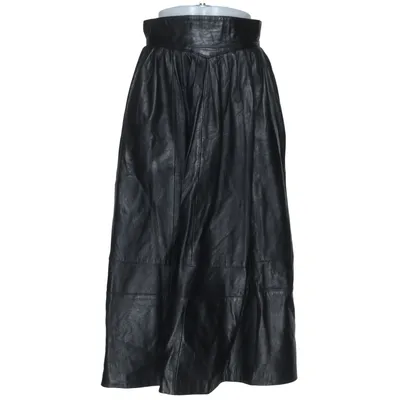 Leather skirt (Black) from Tonnie Design by Margareta Westberg Leather