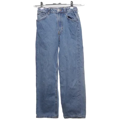 Spijkerbroek (LOOSE FIT ADJUSTABLE WAIST STRAIGHT LEG) van H&M Katoen