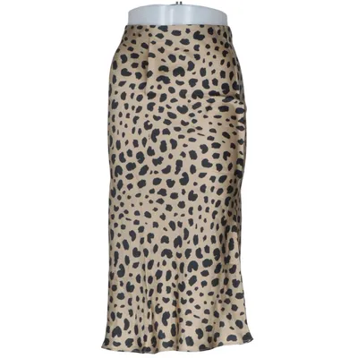 Jupe longue (Beige, Noir) de Réalisation Soie