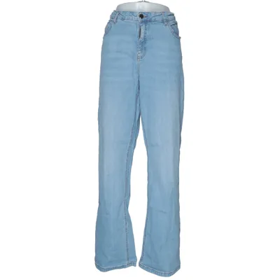 Jeans (Blå) fra Zizzi Bomuld, Elastan